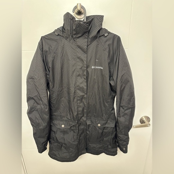 Columbia Jacket | Black with Pattern | Size Small | Worn Once - Picture 2 of 9